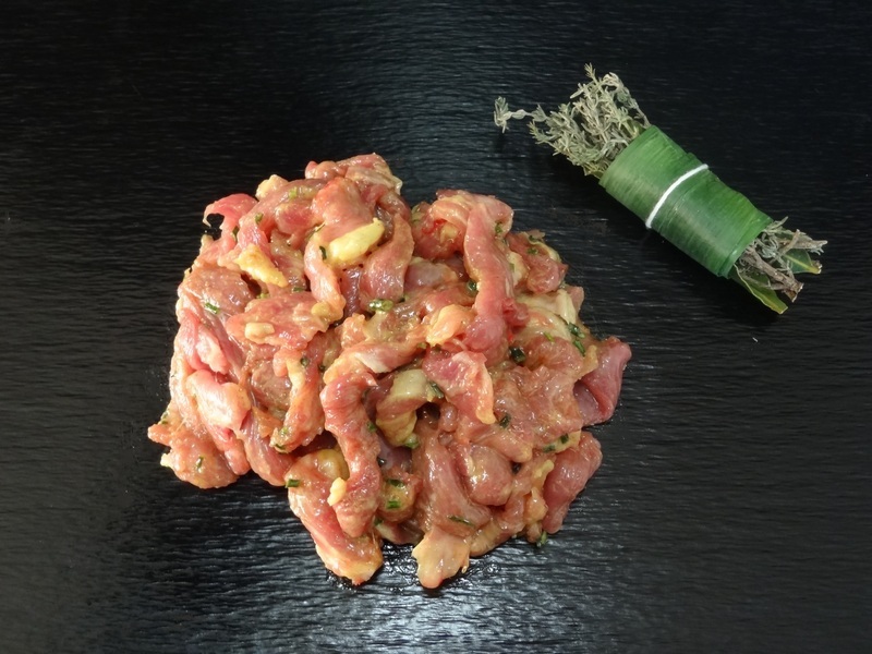 Émincé d'Agneau à la créole