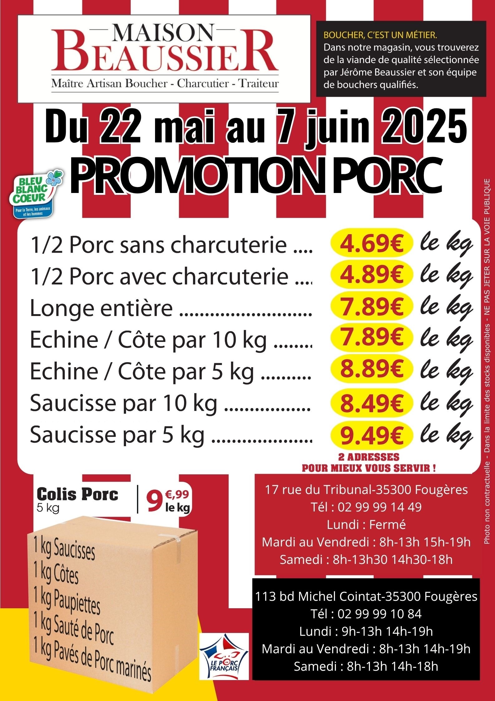 Promo porc mai 2025