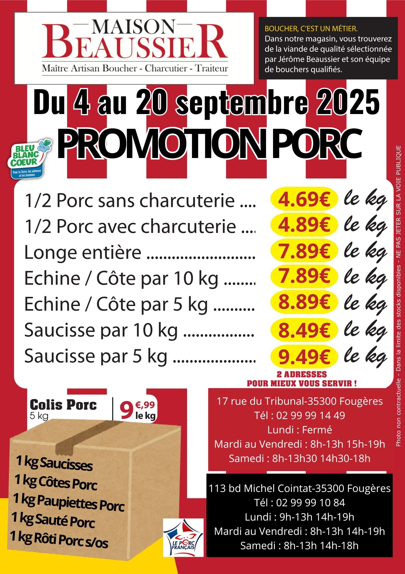 promo porc