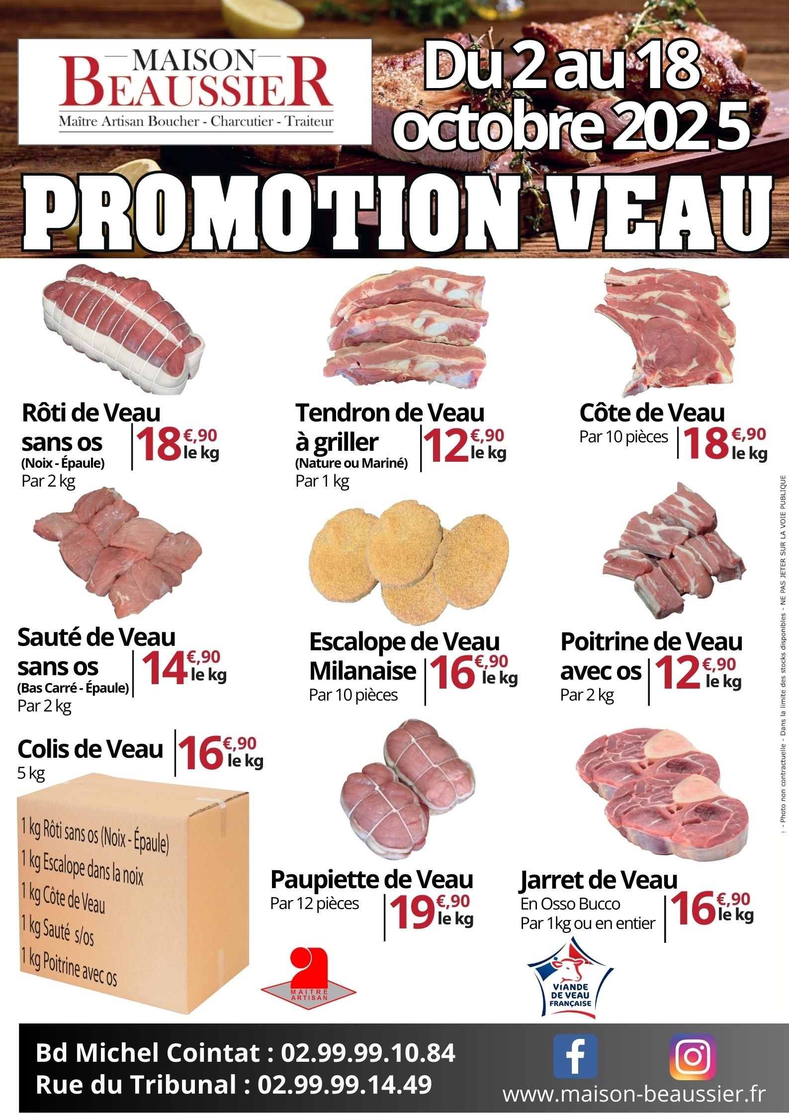 Promo veau 2025