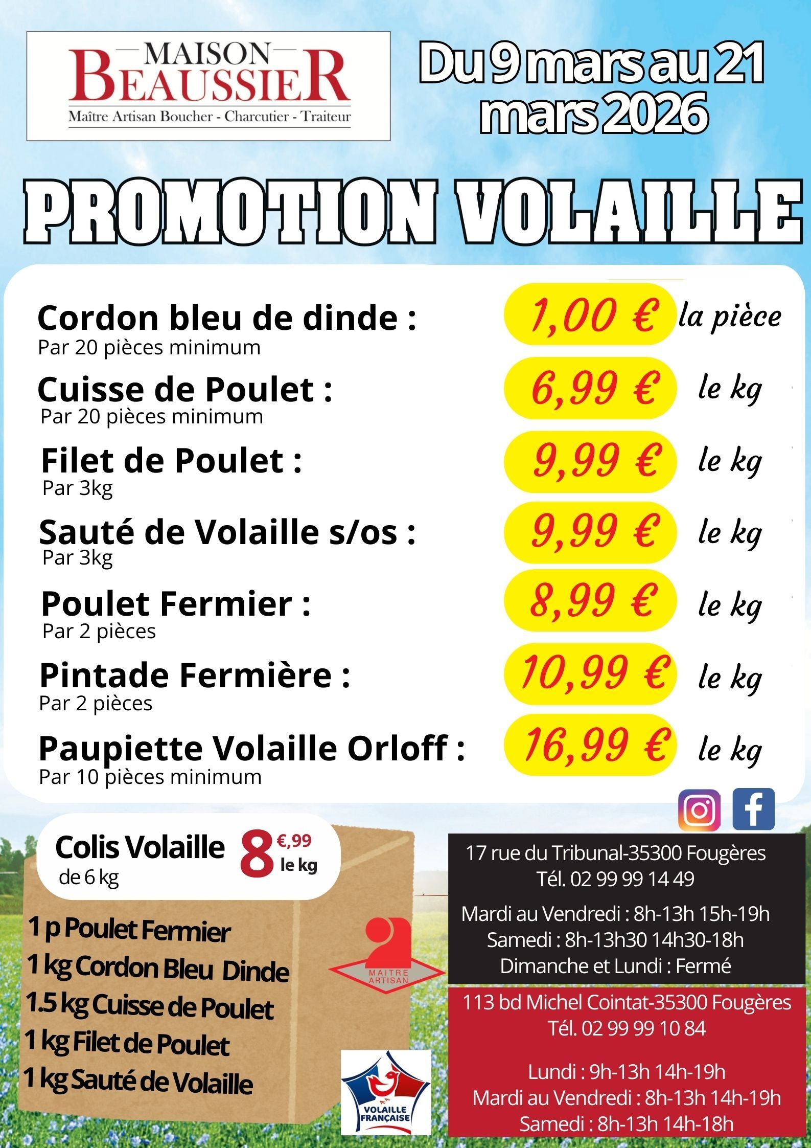 promo volaille 03 2026