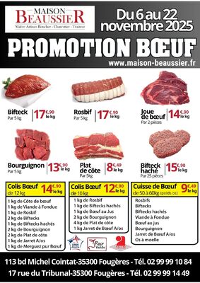 promo bœuf