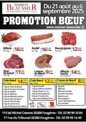 promo bœuf