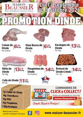 promo dinde 10 26