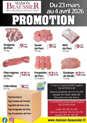 promo mixte 23 mars au 4 avril 2026