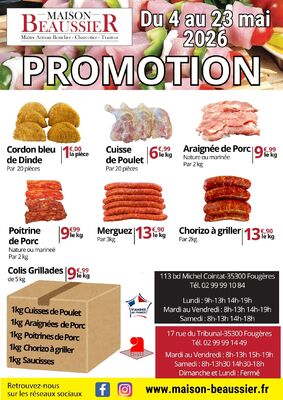 promo mixte 4 au 23 mai